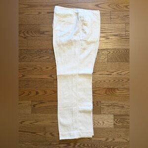 Lauren Ralph Lauren White Straight Leg Pants